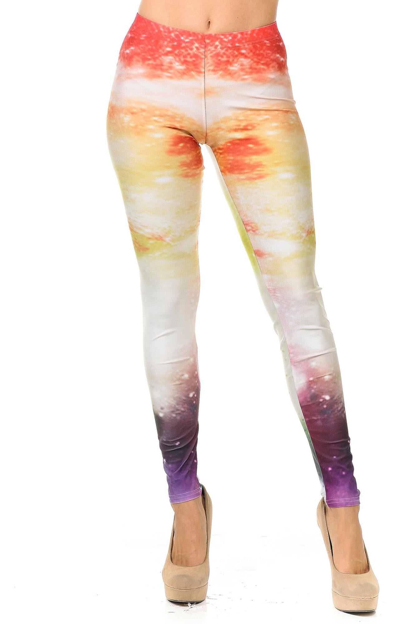 Wholesale Graphic Sunrise Galaxy Leggings