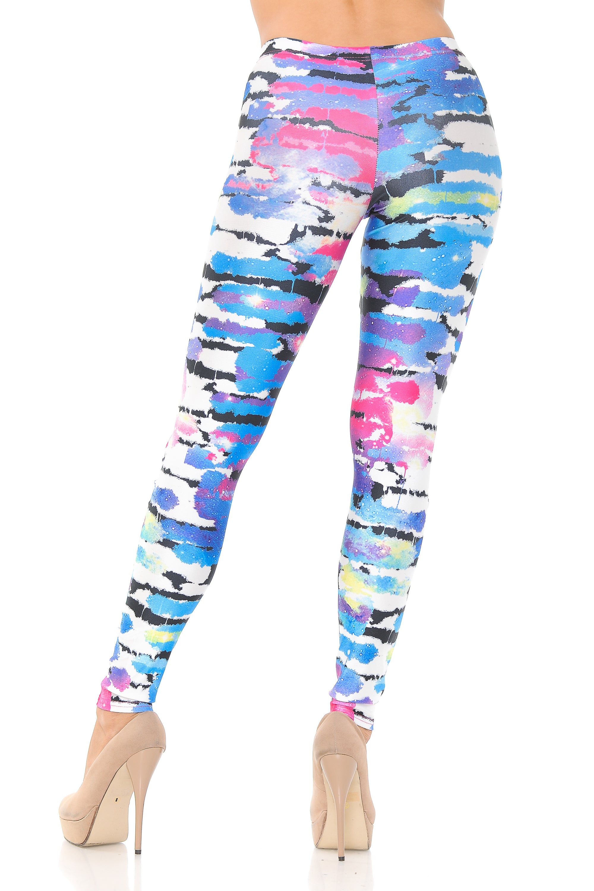 Wholesale Premium Graphic Print Morning Day Dream Abstract Leggings