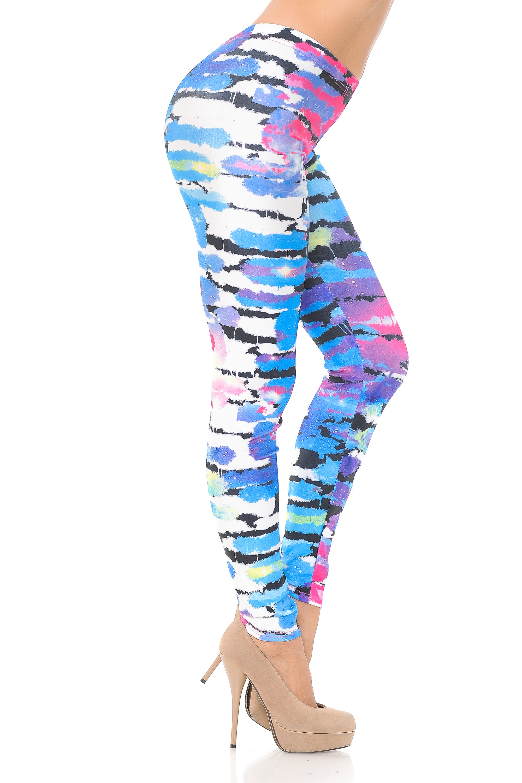 Wholesale Premium Graphic Print Morning Day Dream Abstract Leggings