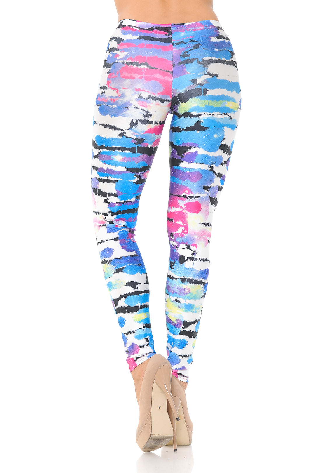 Wholesale Premium Graphic Print Morning Day Dream Abstract Leggings