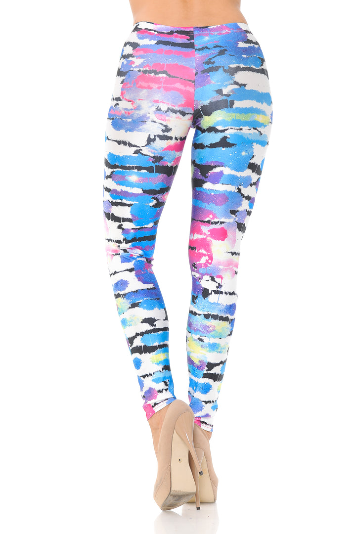 Wholesale Premium Graphic Print Morning Day Dream Abstract Leggings
