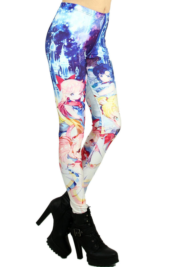 Wholesale Graphic  Sailor Moon and Friends Leggings