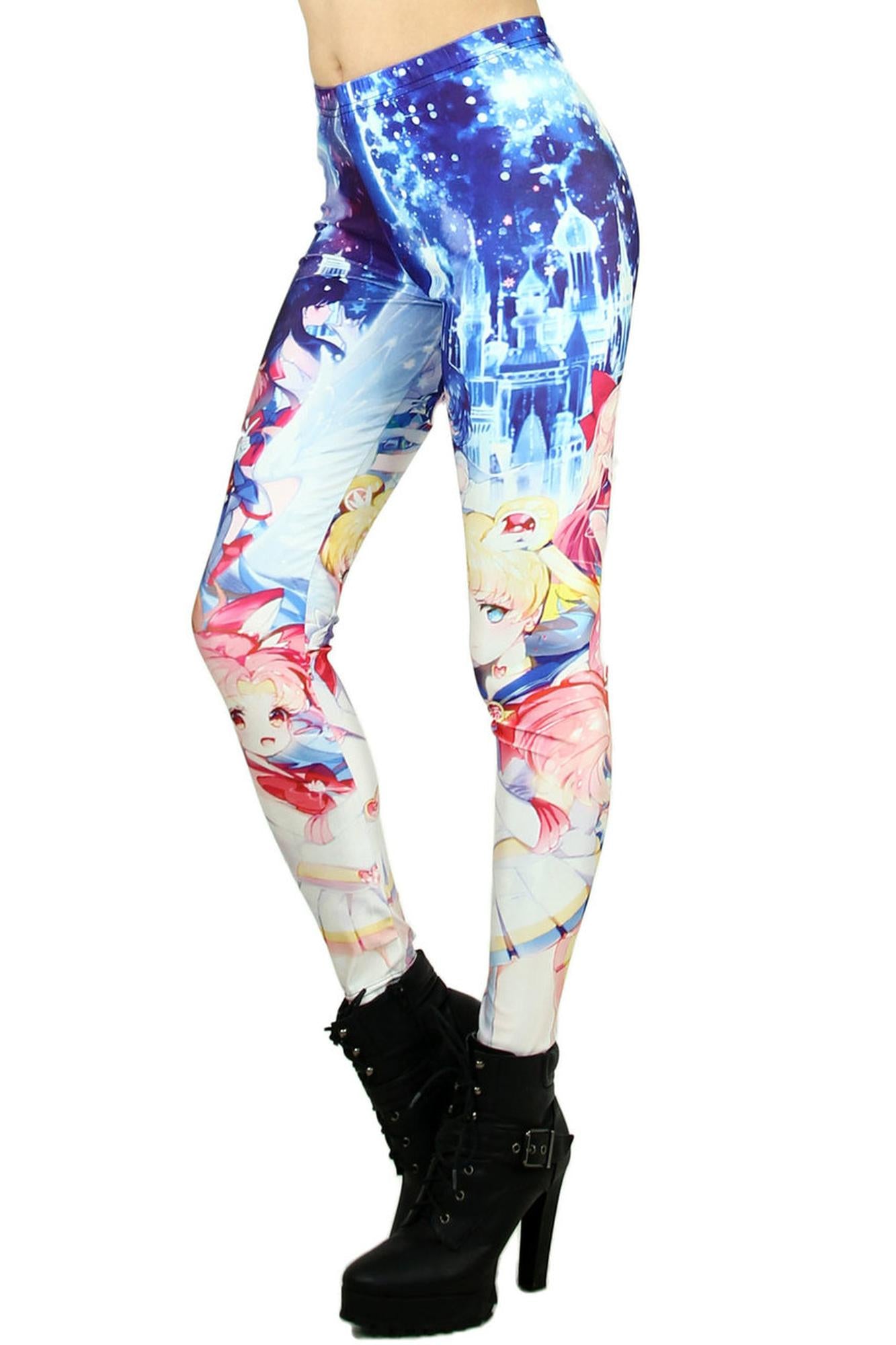 Wholesale Graphic  Sailor Moon and Friends Leggings