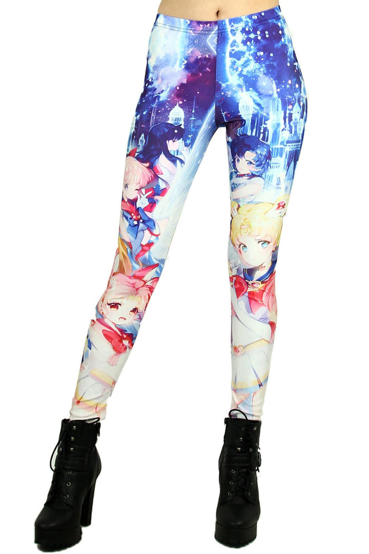 Wholesale Graphic  Sailor Moon and Friends Leggings