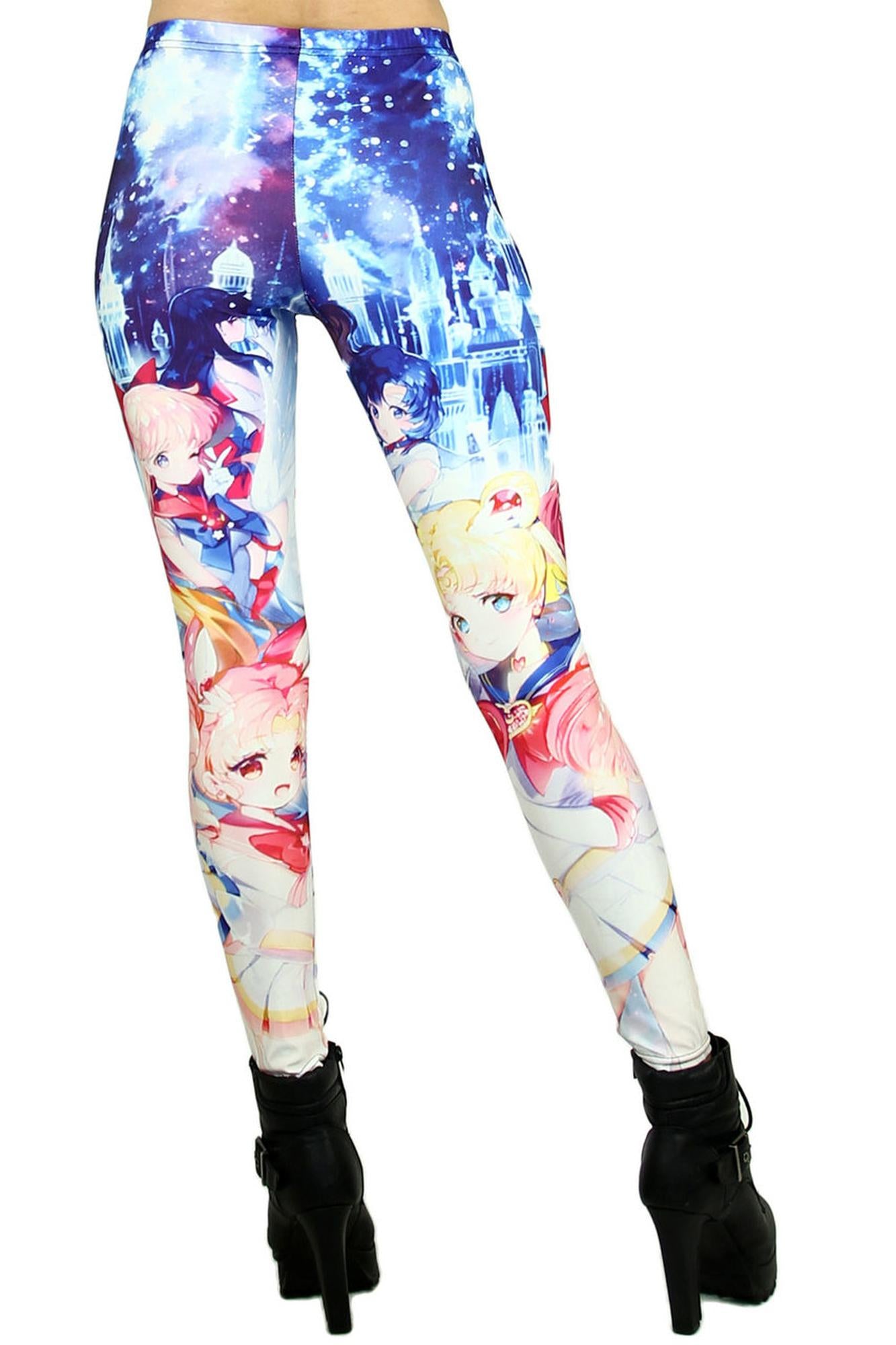 Wholesale Graphic  Sailor Moon and Friends Leggings
