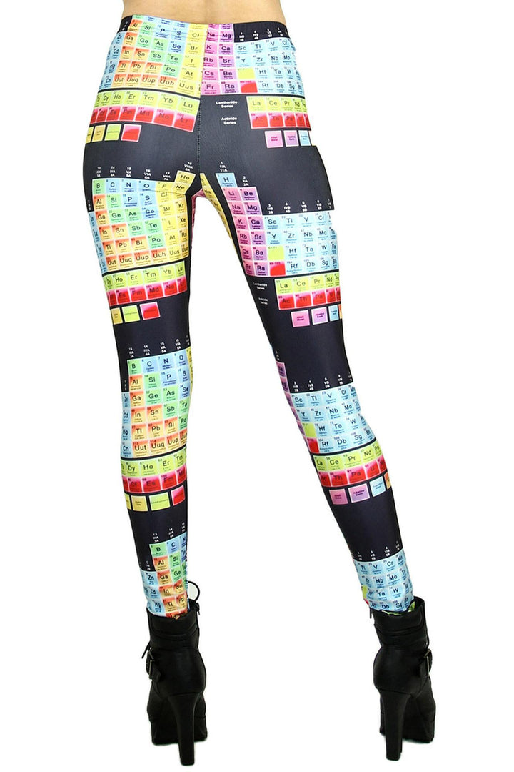 Wholesale Premium Graphic Print Periodic Table Leggings