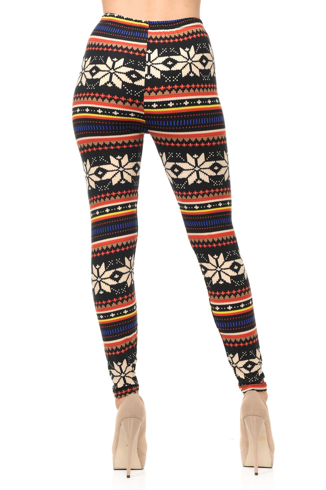 Wholesale Buttery Smooth Merry Snowflake Leggings