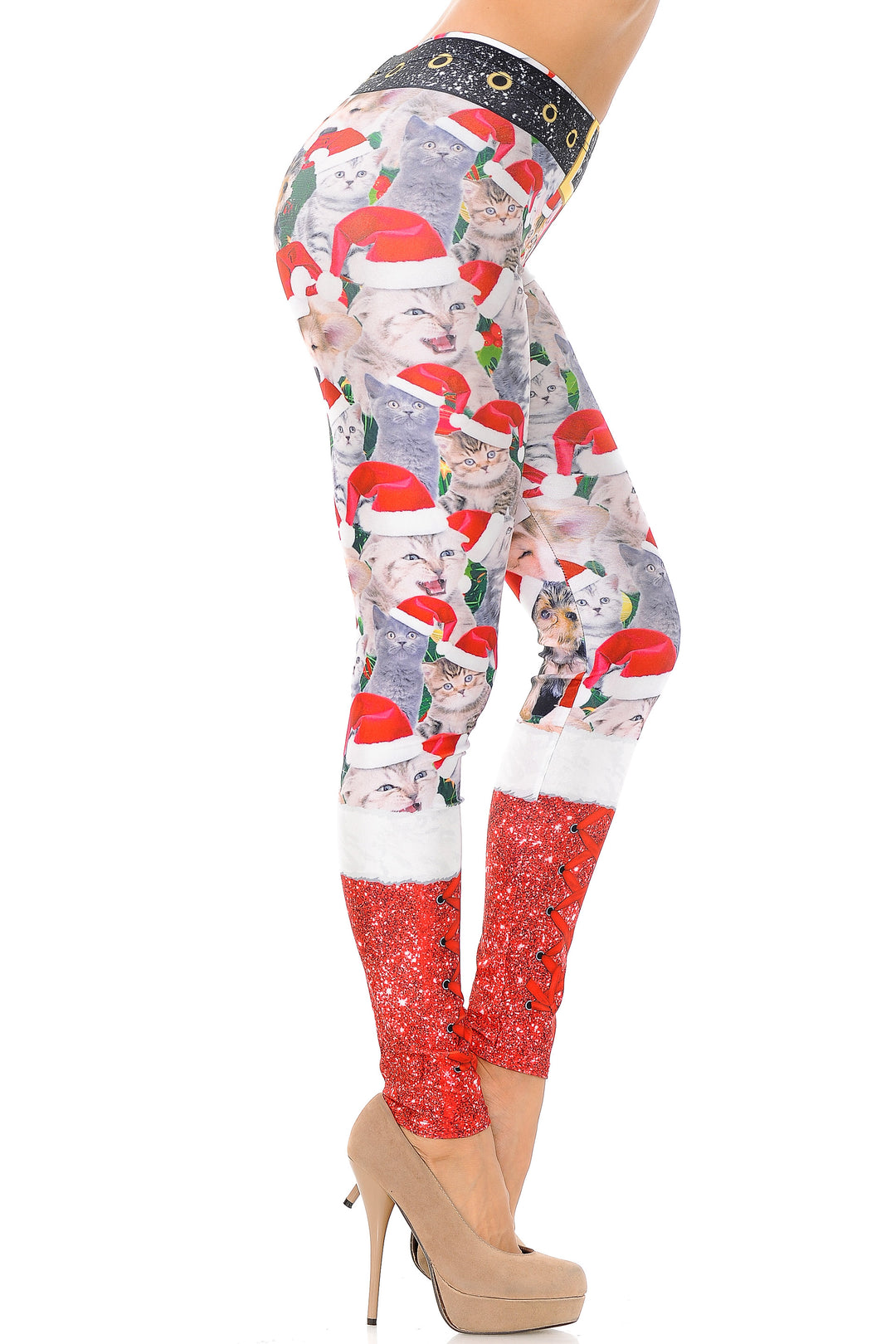 Wholesale Jolly Christmas Cats and Dogs Leggings