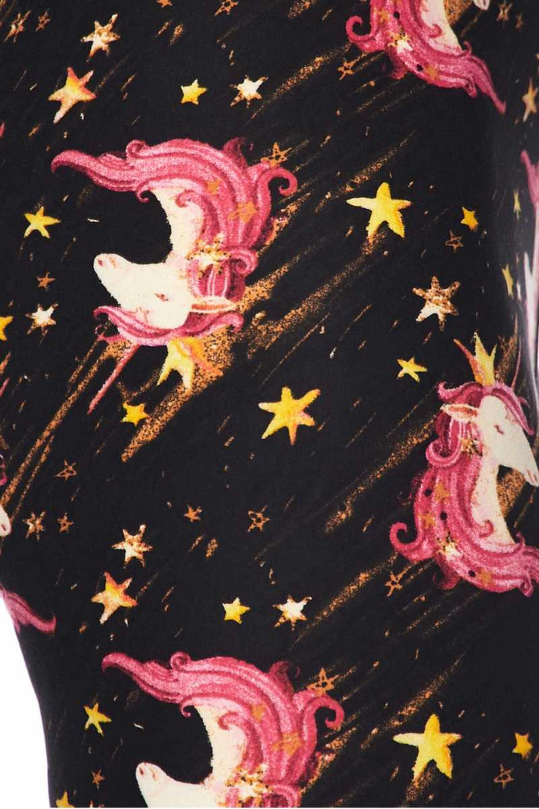 Wholesale Buttery Smooth Twinkle Unicorn Plus Size Capris