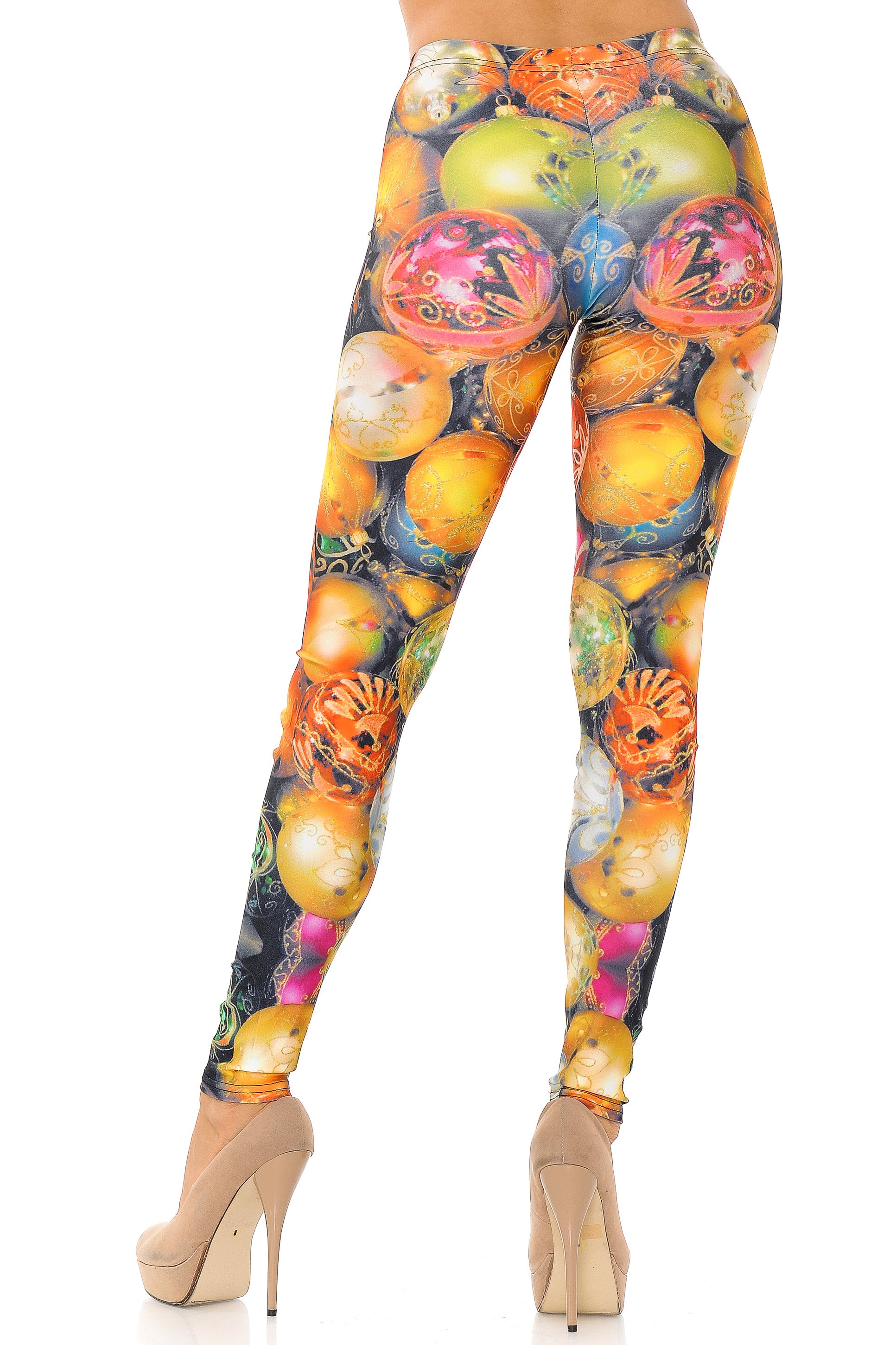 Wholesale Gorgeous Christmas Ornament Plus Size Leggings