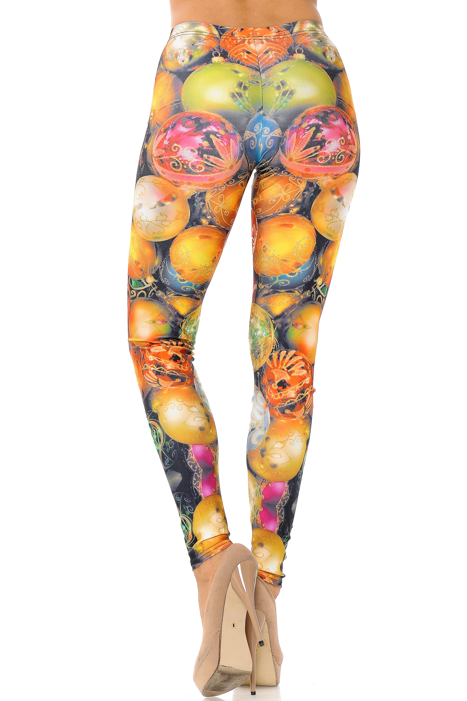 Wholesale Gorgeous Christmas Ornament Plus Size Leggings