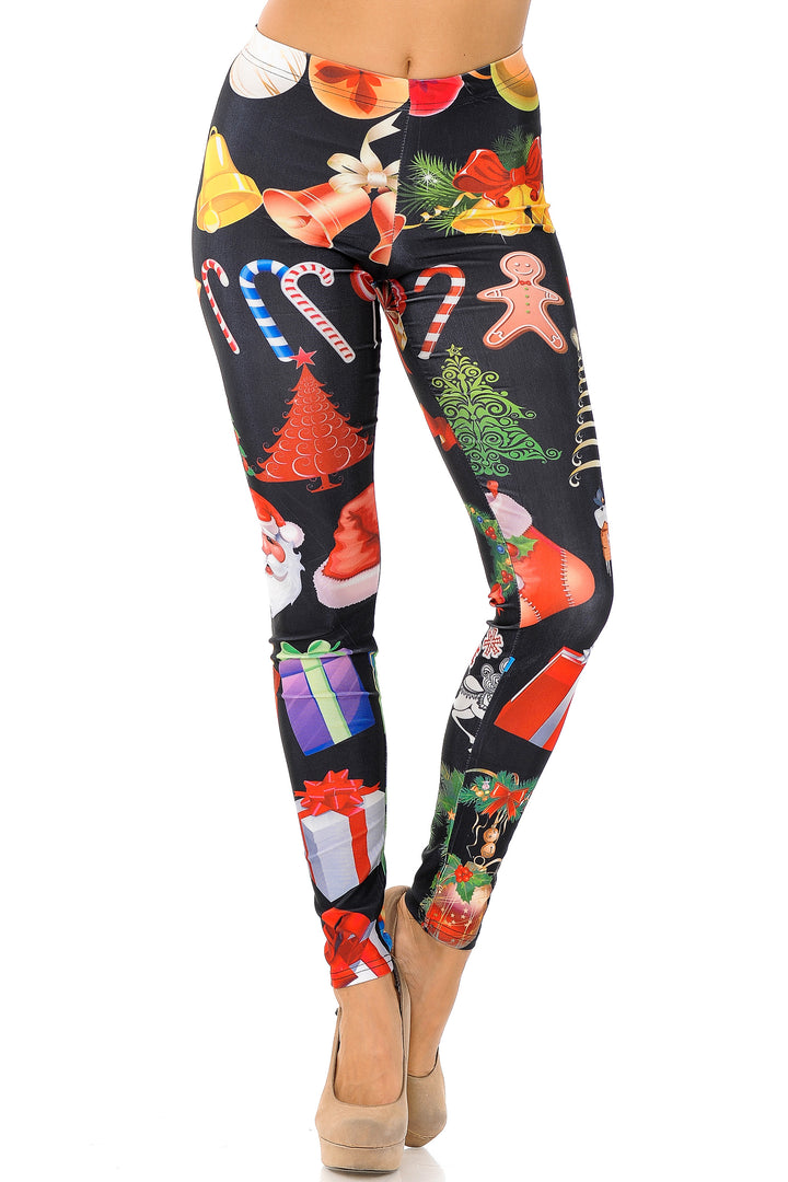Wholesale Everything Christmas Plus Size Leggings