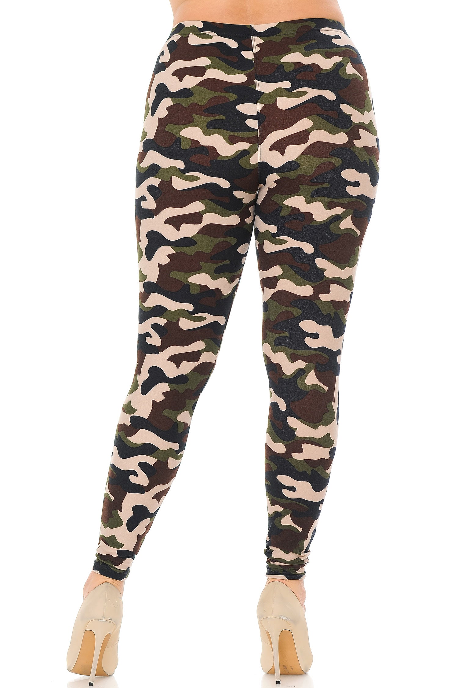 Wholesale Buttery Smooth Flirty Camouflage Plus Size Leggings