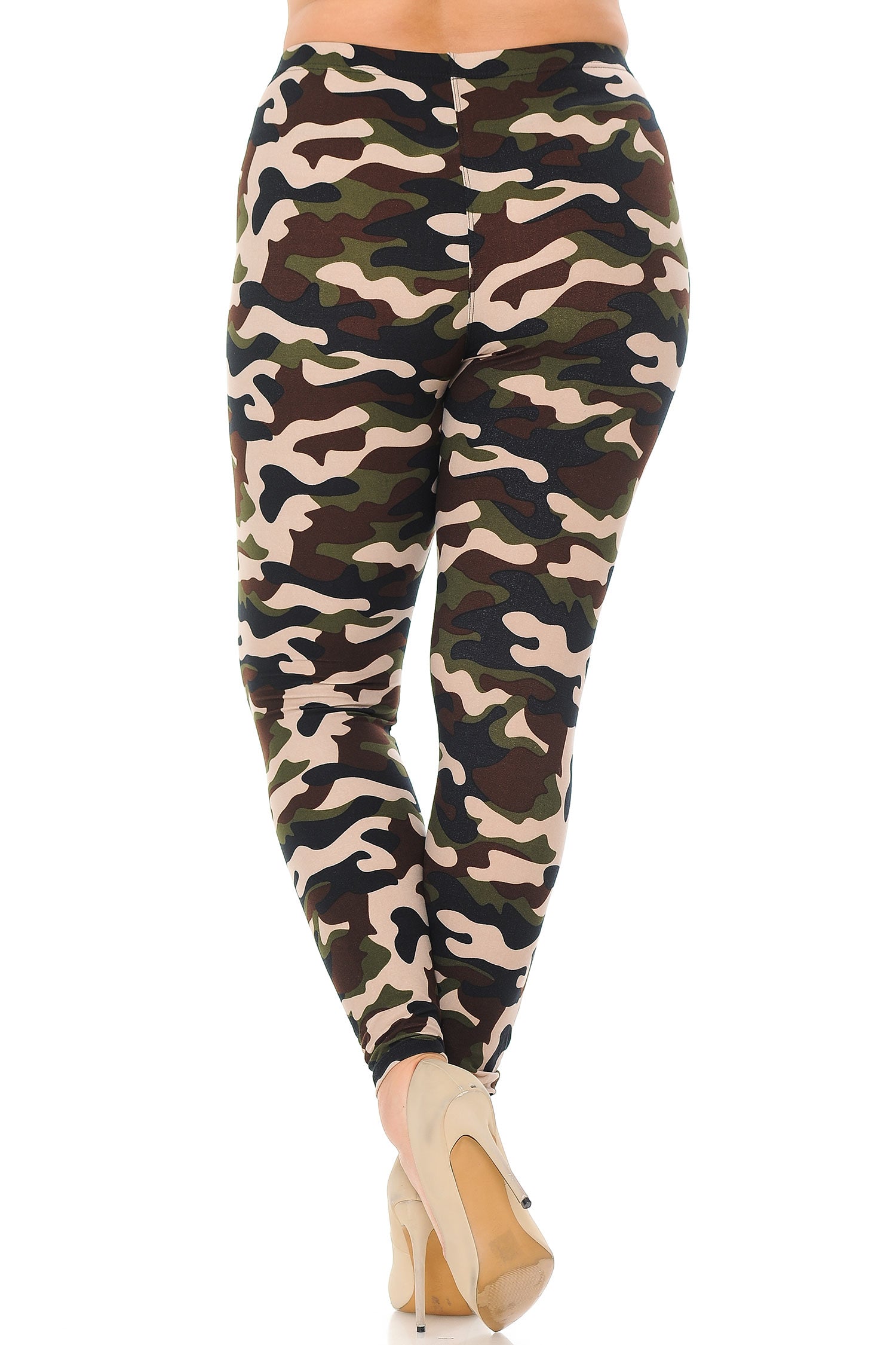Wholesale Buttery Smooth Flirty Camouflage Plus Size Leggings