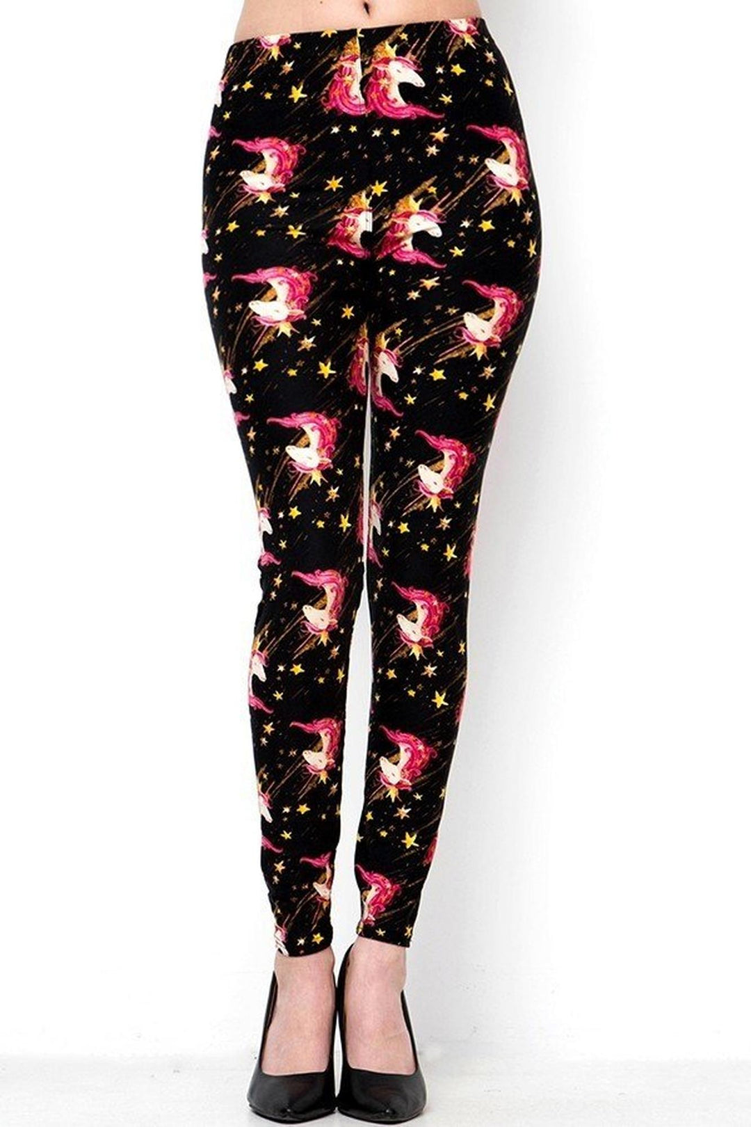 Wholesale Buttery Smooth Twinkle Unicorn Plus Size Leggings