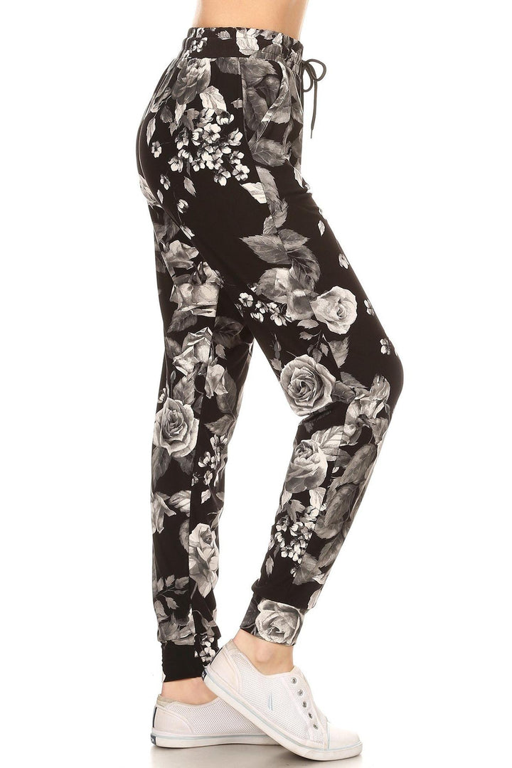 Wholesale Buttery Smooth Monochrome Rose Plus Size Joggers