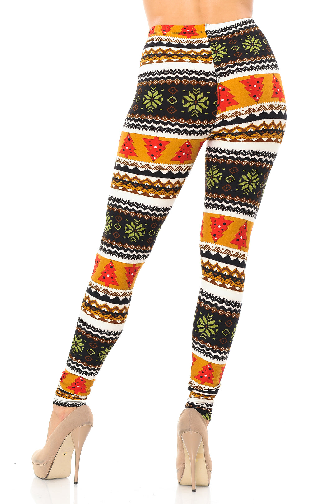 Wholesale Buttery Smooth Christmas Tree and Snowflake Leggings