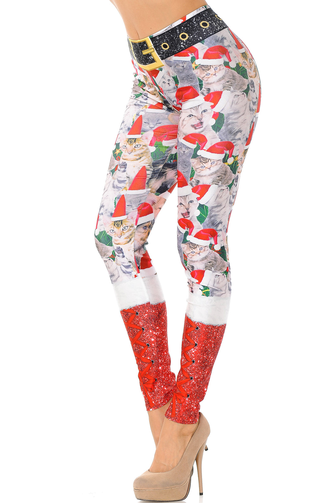 Wholesale Jolly Christmas Cats and Dogs Leggings