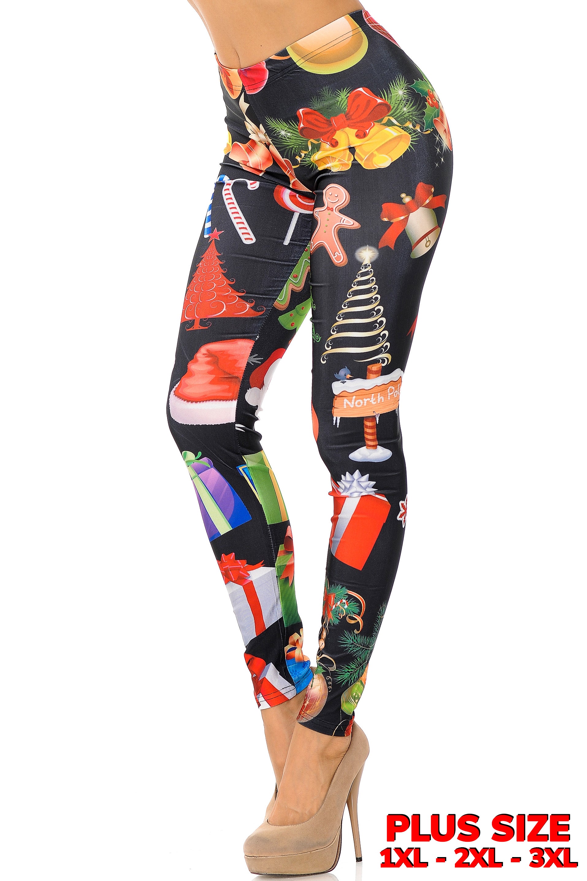 Wholesale Everything Christmas Plus Size Leggings