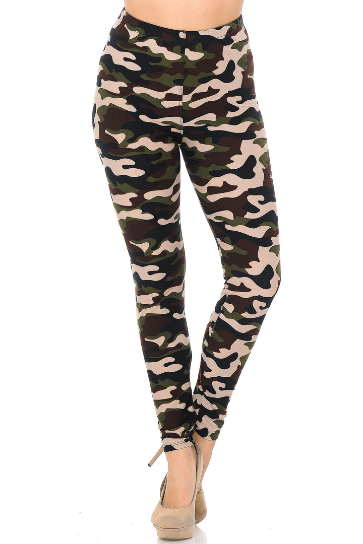 Wholesale Buttery Smooth Flirty Camouflage Leggings