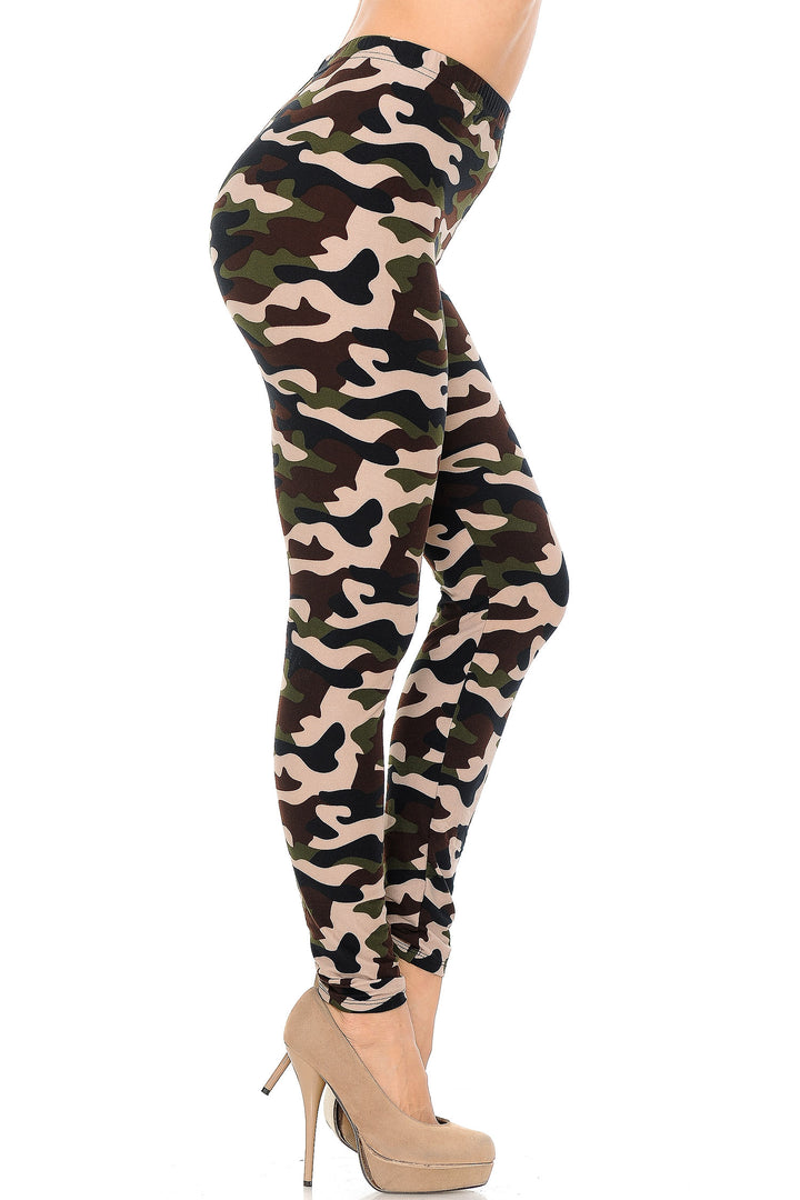 Wholesale Buttery Smooth Flirty Camouflage Leggings