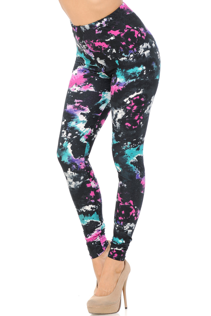 Wholesale Buttery Smooth Aurora Borealis Leggings