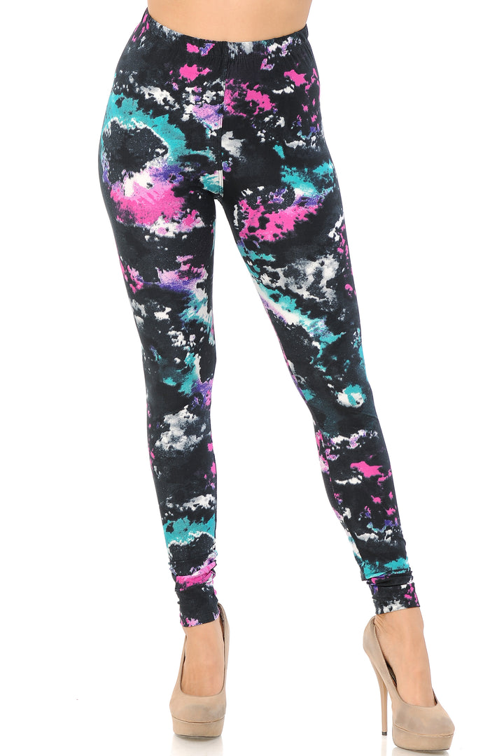 Wholesale Buttery Smooth Aurora Borealis Leggings
