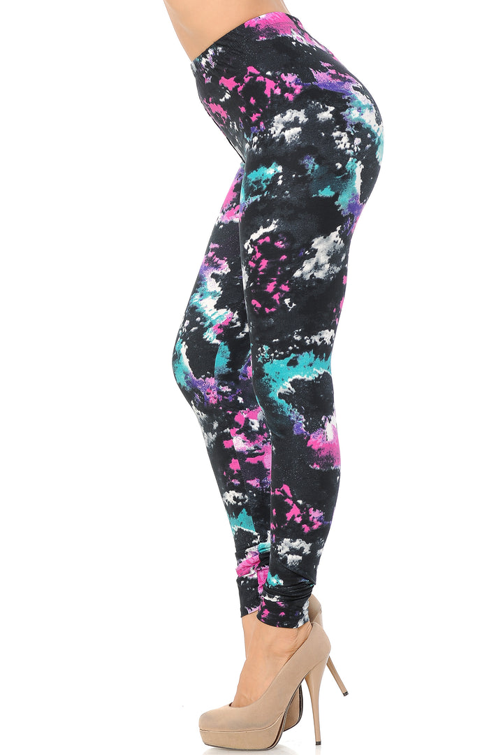 Wholesale Buttery Smooth Aurora Borealis Leggings