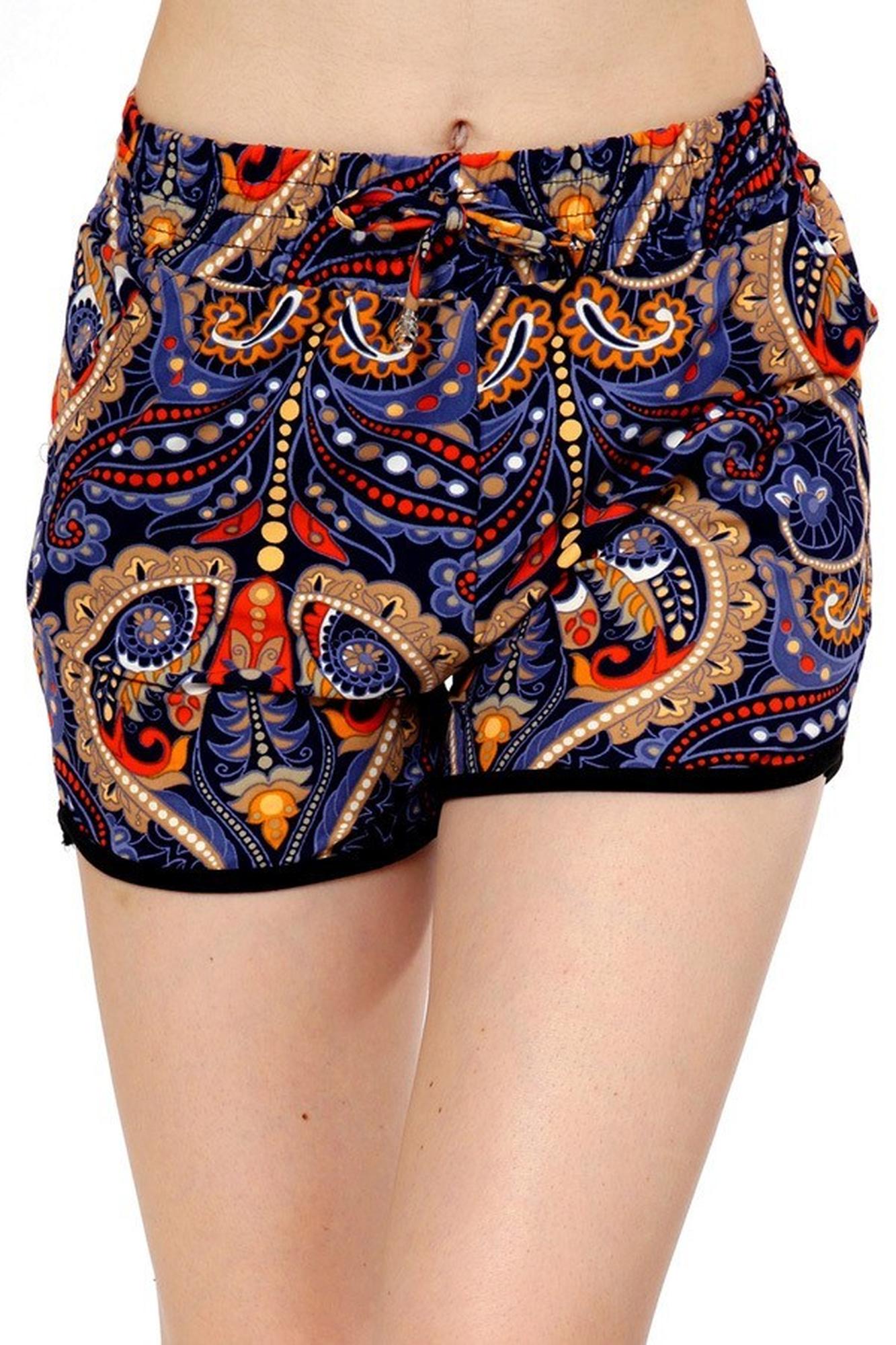 Wholesale Buttery Smooth Vegas Paisley Dolphin Shorts