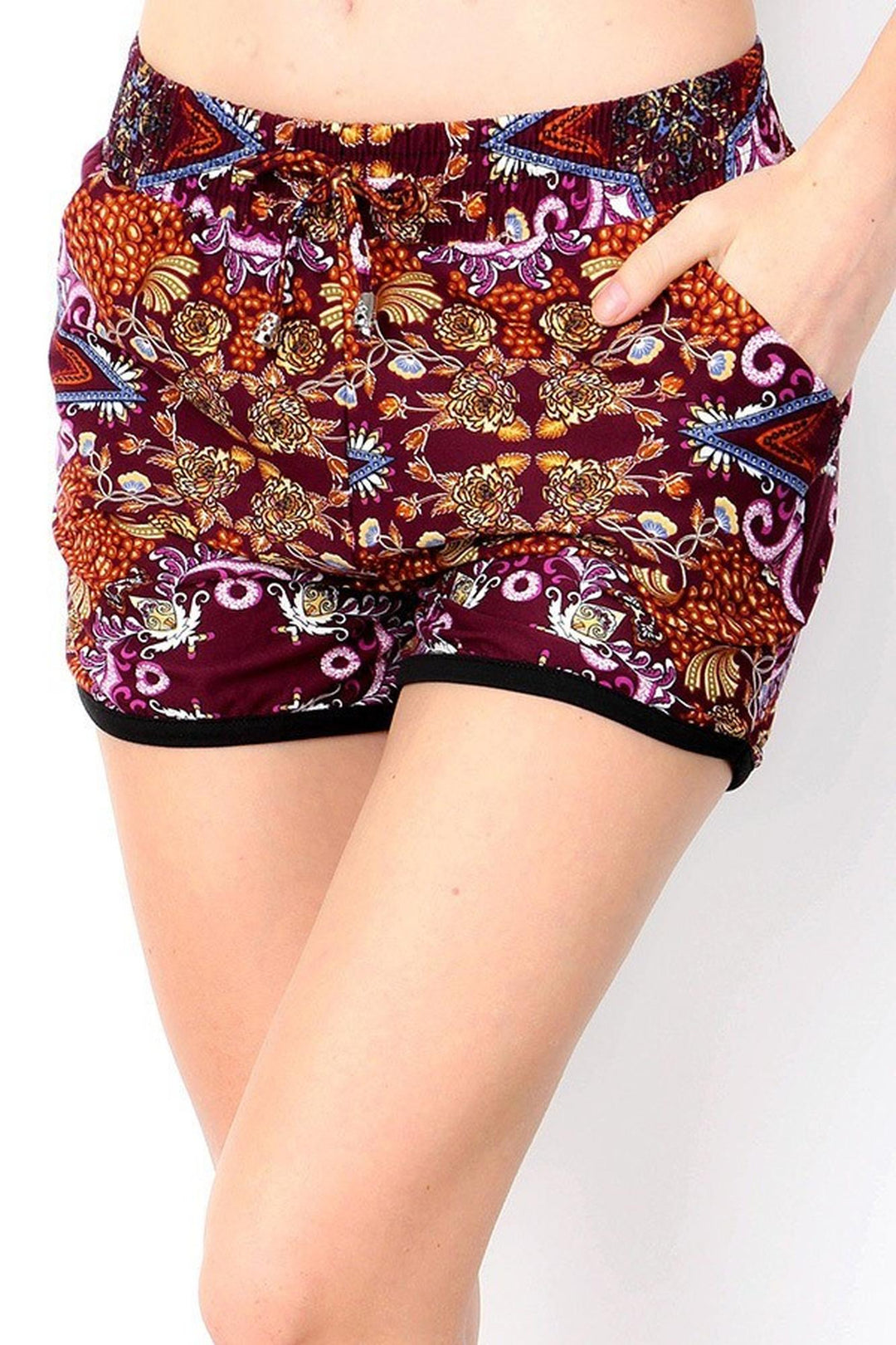 Wholesale Buttery Soft Summer Kaleidoscope Dolphin Shorts