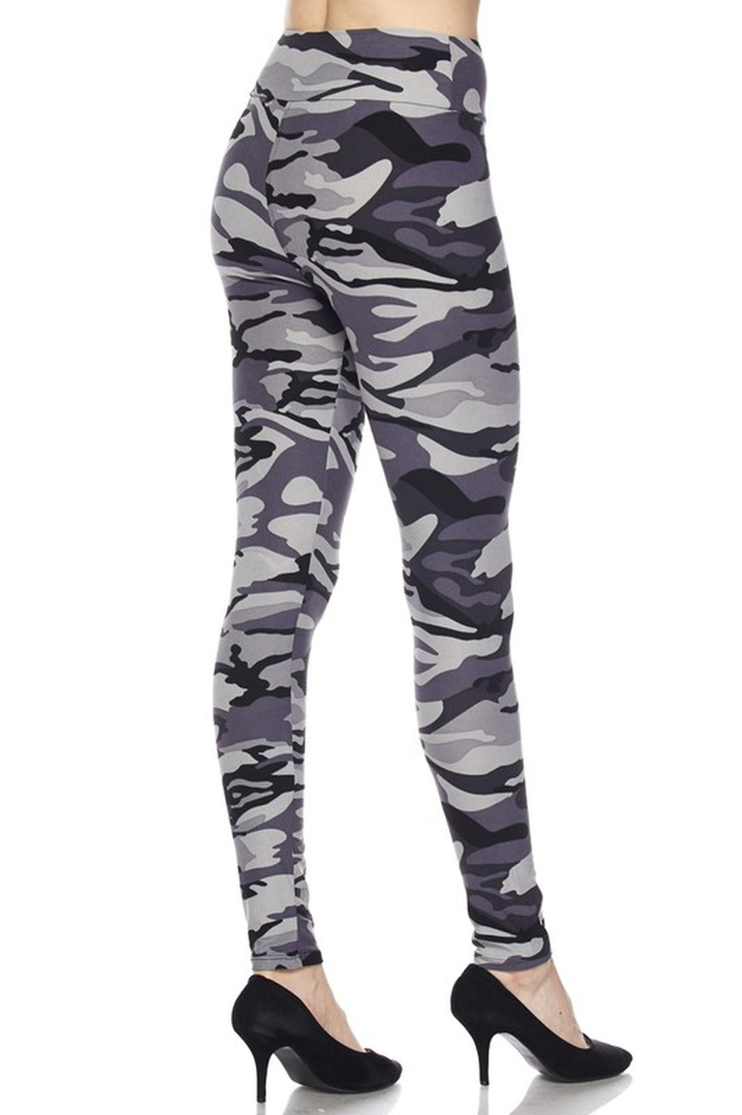Wholesale Buttery Smooth Charcoal Camouflage High Waist Leggings