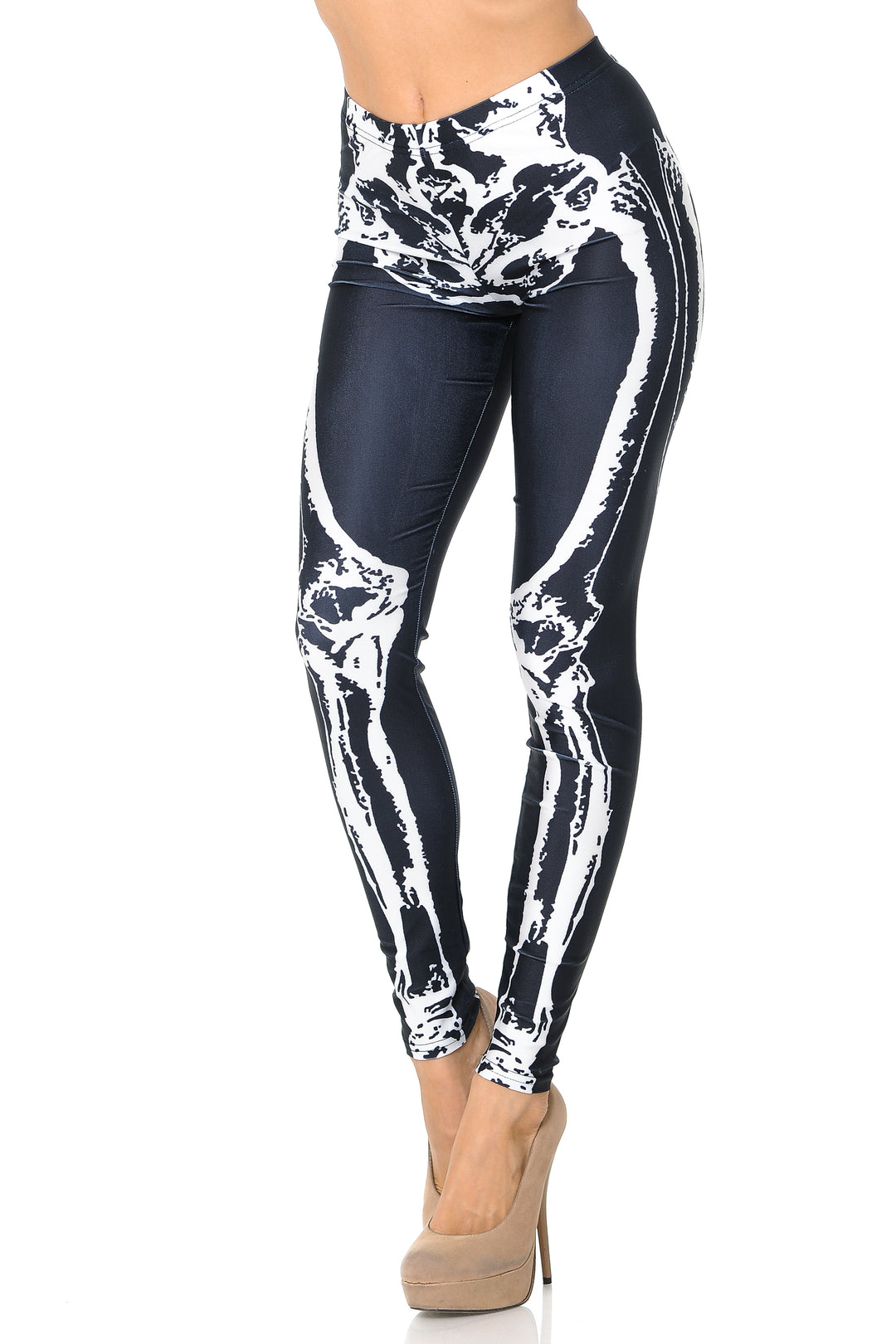 Wholesale Premium Graphic Skeleton Leggings