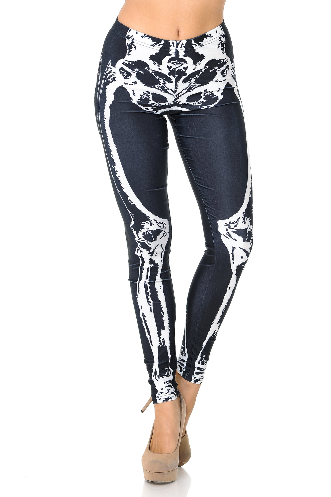 Wholesale Premium Graphic Skeleton Leggings