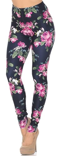 Wholesale Creamy Soft Fuchsia Rose Leggings - USA Fashion