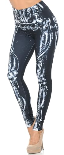 Wholesale Creamy Soft Monochrome Mandala Leggings - By USA Fashion
