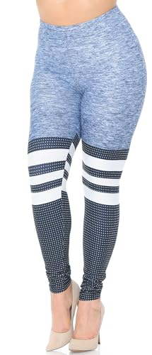 Wholesale Creamy Soft Split Sport Plus Size Leggings - USA Fashion