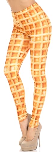 Wholesale Creamy Soft Waffle Extra Plus Size Leggings - 3X-5X - By USA Fashion