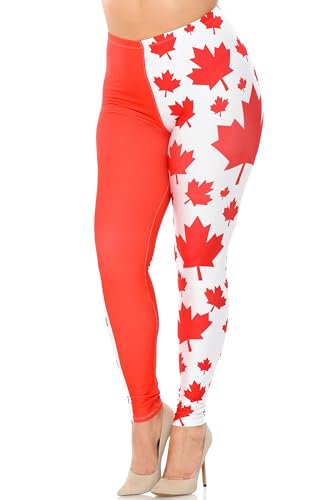 Wholesale Creamy Soft Body Flatter Lines Extra Plus Size Leggings - 3X-5X - USA Fashion