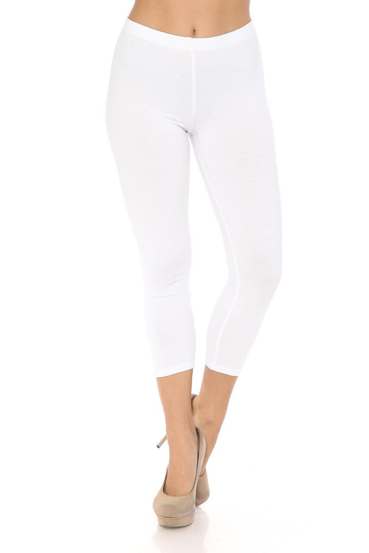 Wholesale USA Cotton Capri Length Leggings