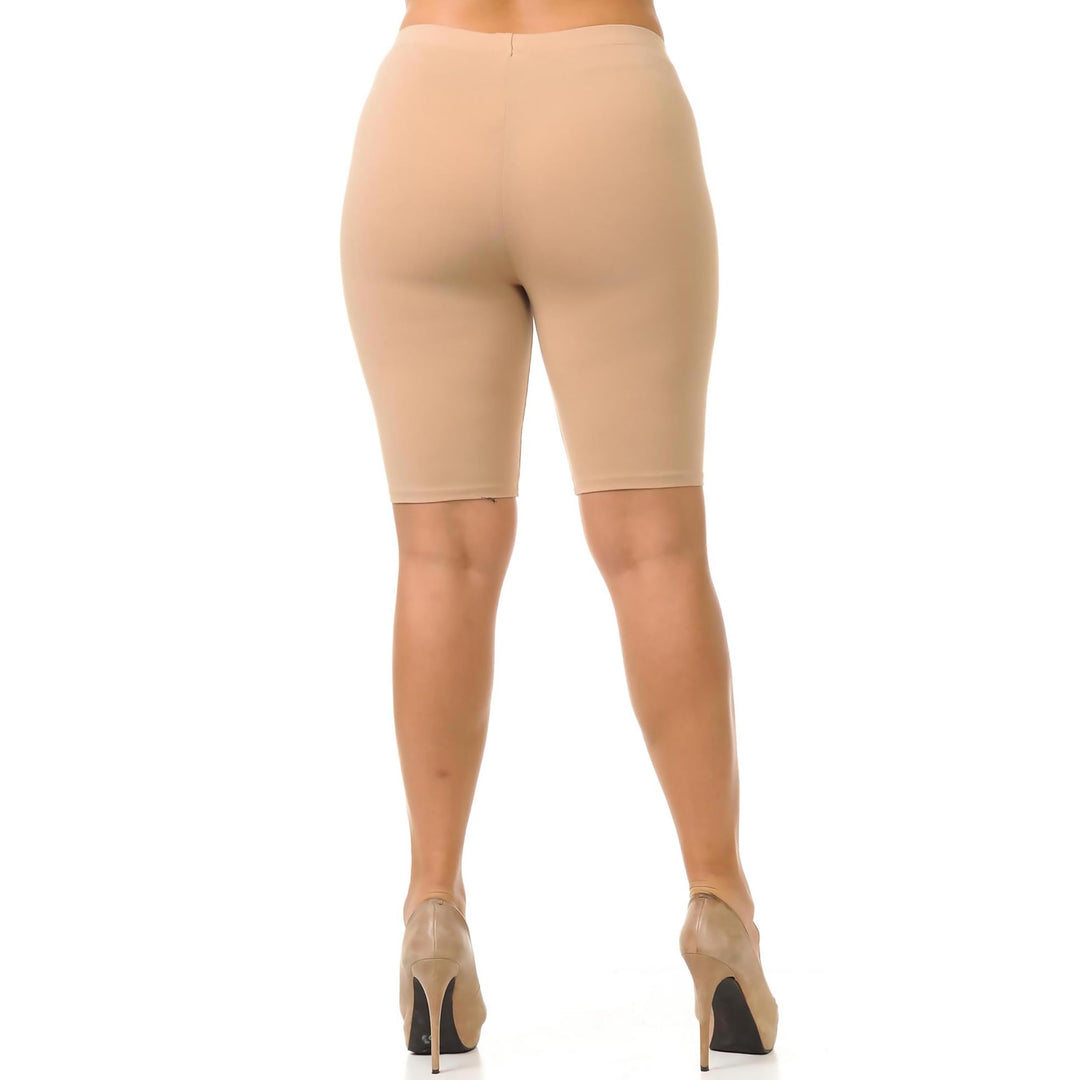 Wholesale USA Basic Cotton Plus Size Thigh Shorts - Bermuda Shorts