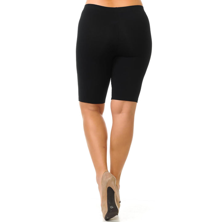 Wholesale USA Basic Cotton Plus Size Thigh Shorts - Bermuda Shorts