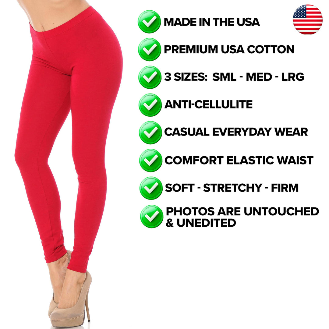 Wholesale USA Full Length Cotton Leggings