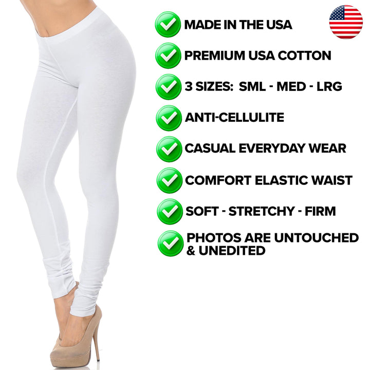 Wholesale USA Full Length Cotton Leggings