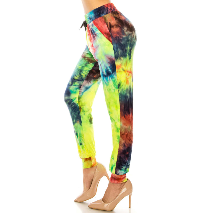 Wholesale Buttery Smooth Colorful Summer Tie Dye Joggers