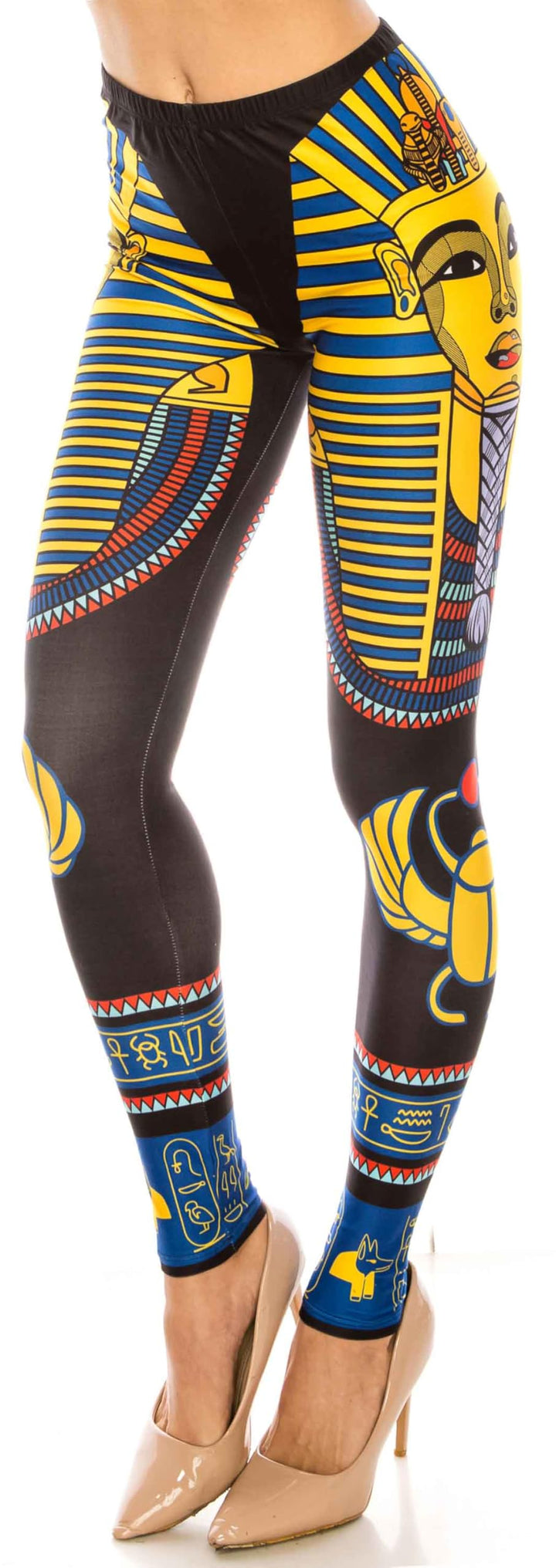 Wholesale Creamy Soft King Tut Extra Plus Size Leggings - 3X-5X - USA Fashion