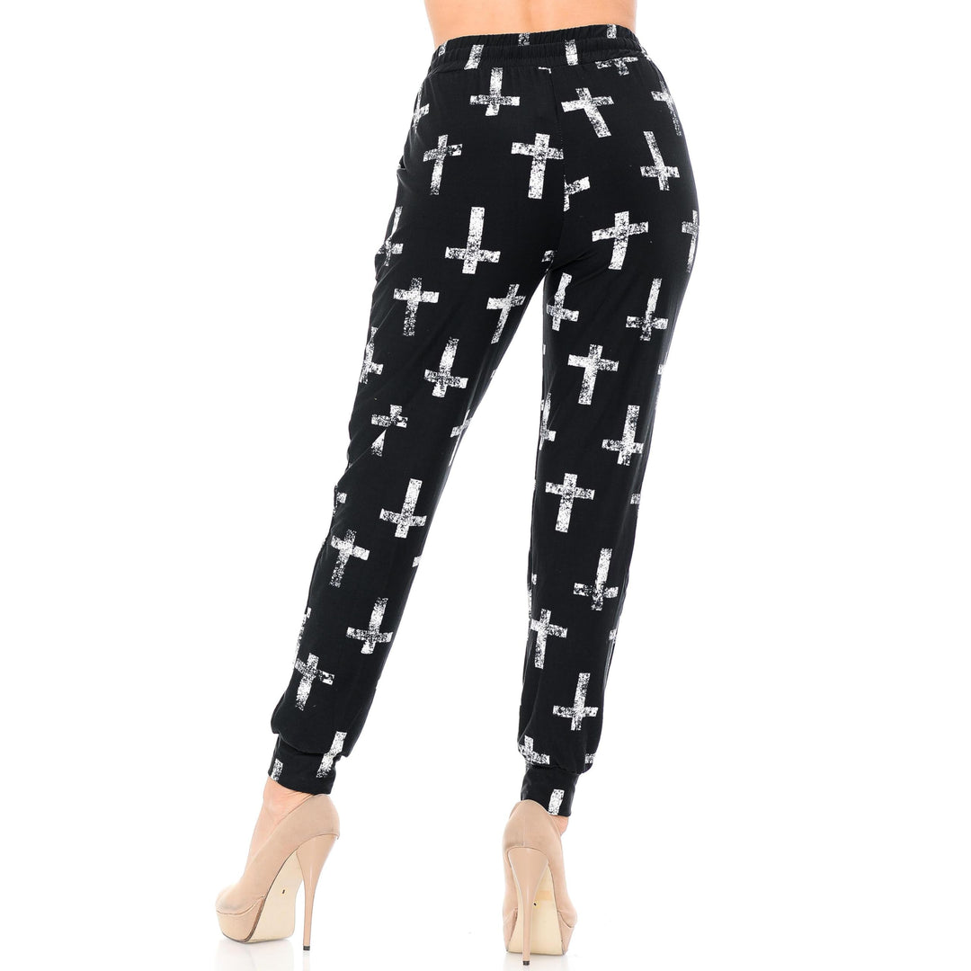 Wholesale Buttery Smooth Faded Cross Joggers