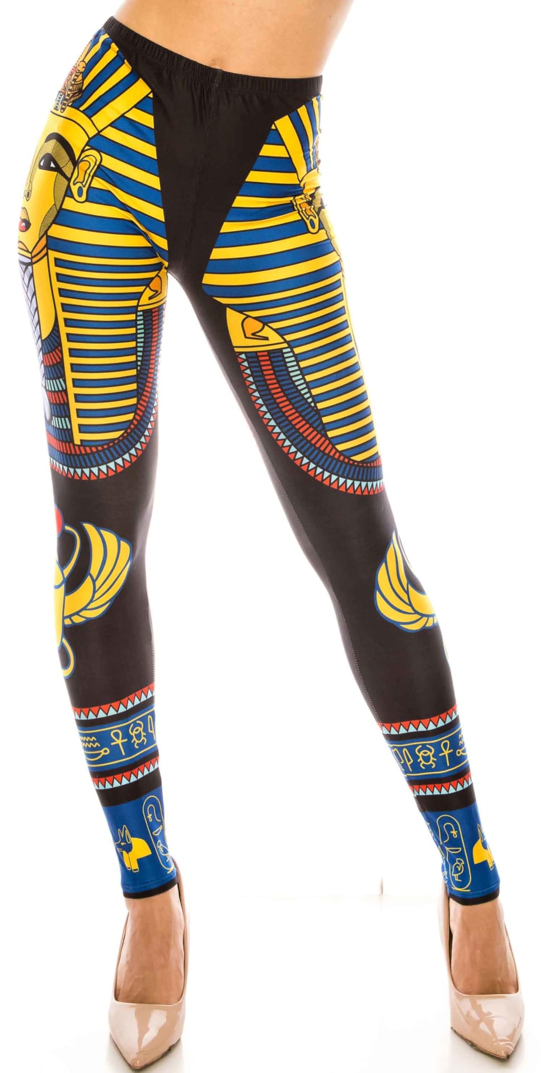 Wholesale Creamy Soft King Tut Extra Plus Size Leggings - 3X-5X - USA Fashion