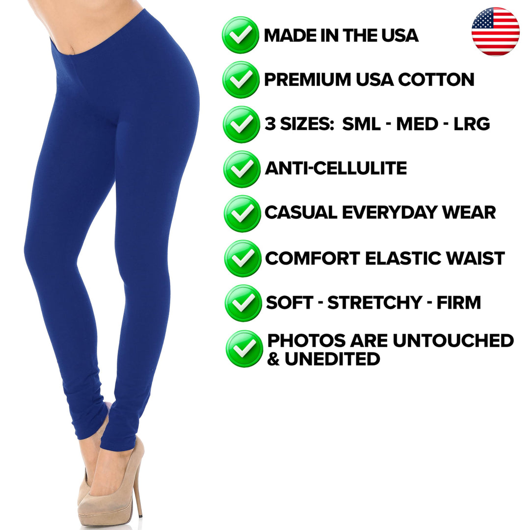Wholesale USA Full Length Cotton Leggings