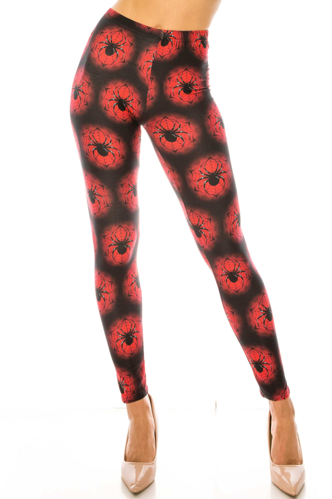 Wholesale Creamy Soft Black Widow Spider Web Kids Leggings - USA Fashion