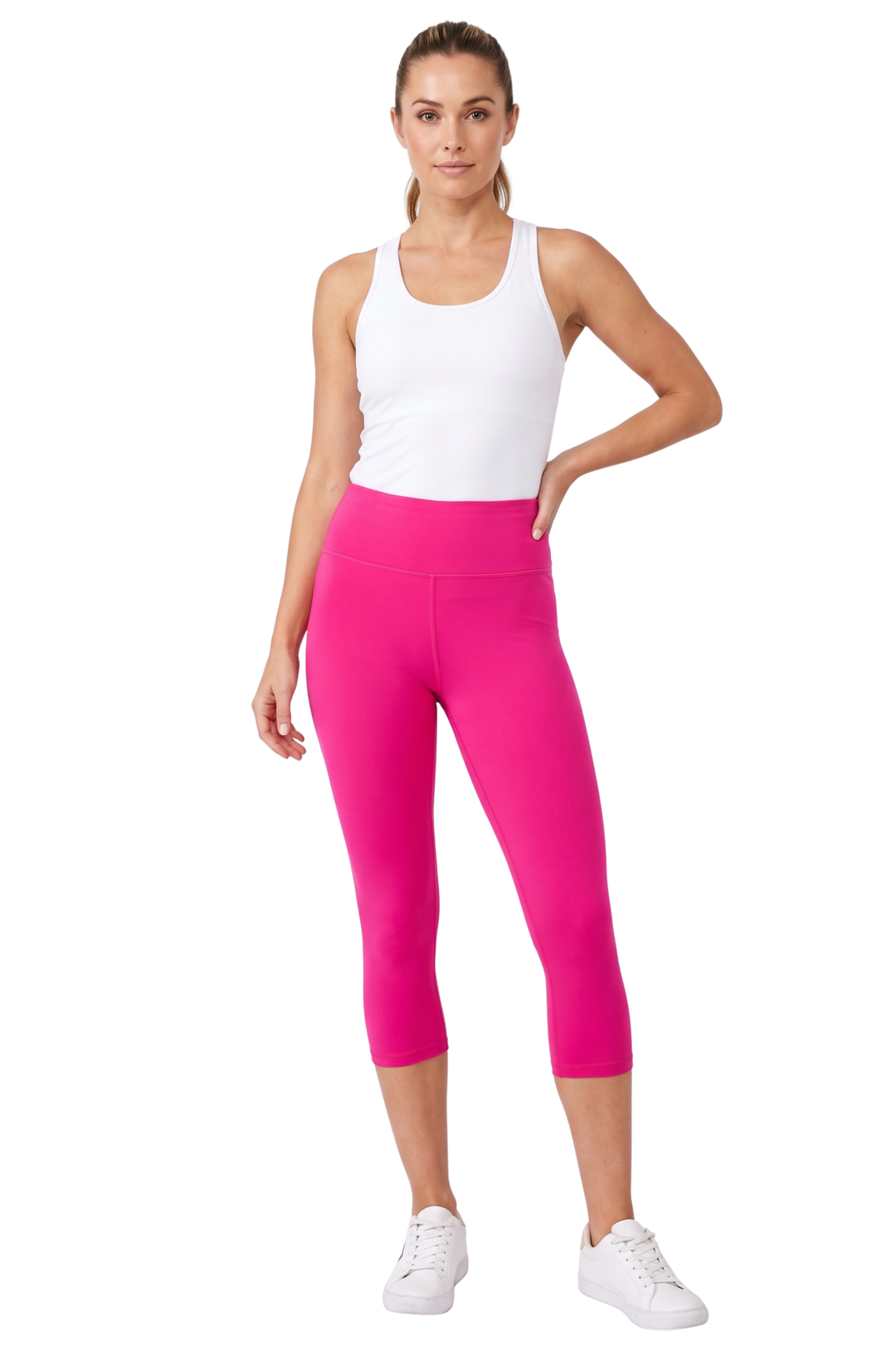 Wholesale Buttery Smooth Basic Solid High Waisted Capris - 3 Inch - New Mix
